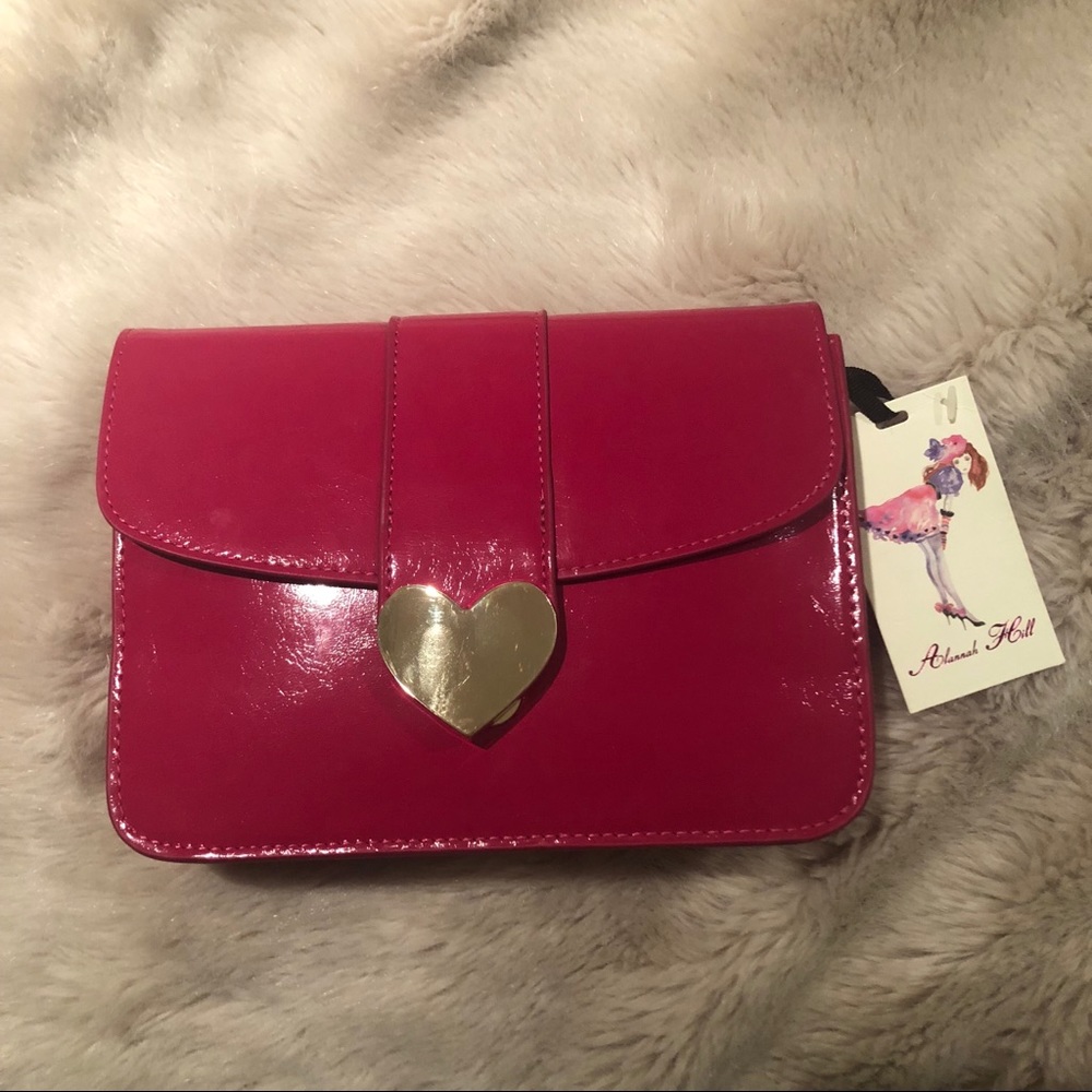 Pink Purse w/ Gold Detailing